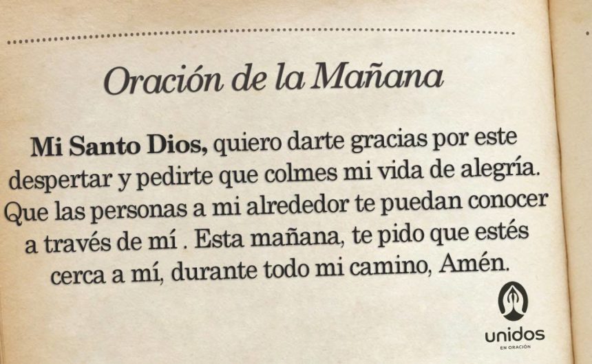 Oración de la mañana para el 21 de Marzo
