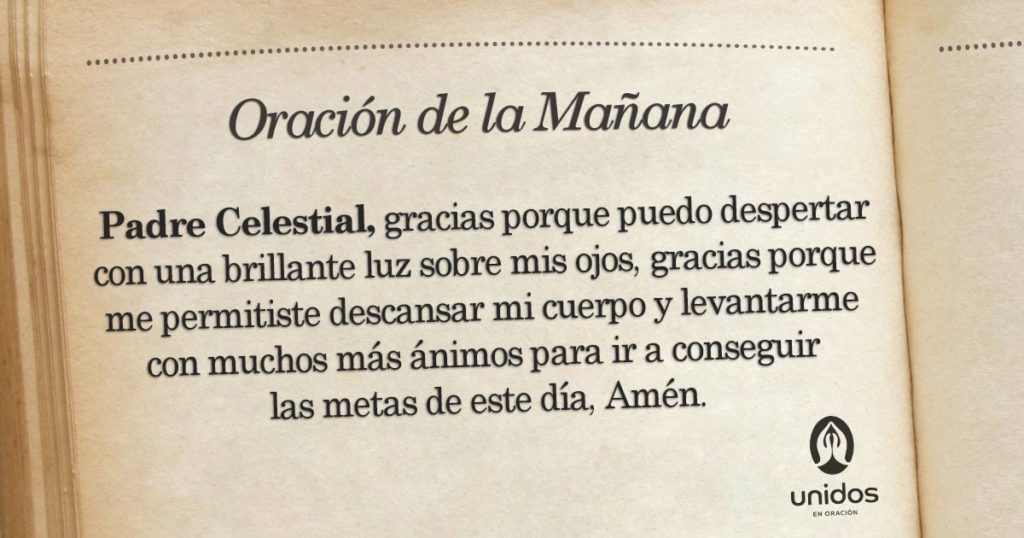 Oración de la mañana para el 30 de Marzo