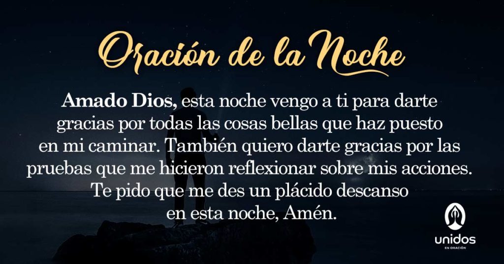 Oración de la noche para el 3 de Marzo