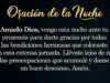 Oración de la noche para el 4 de Enero del 2025