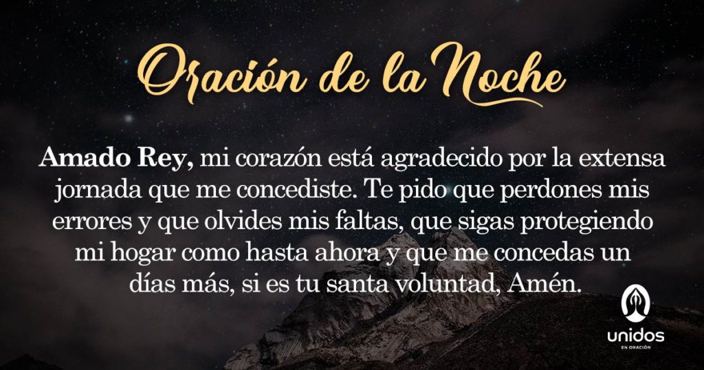 Oración de la noche para 5 de Abril