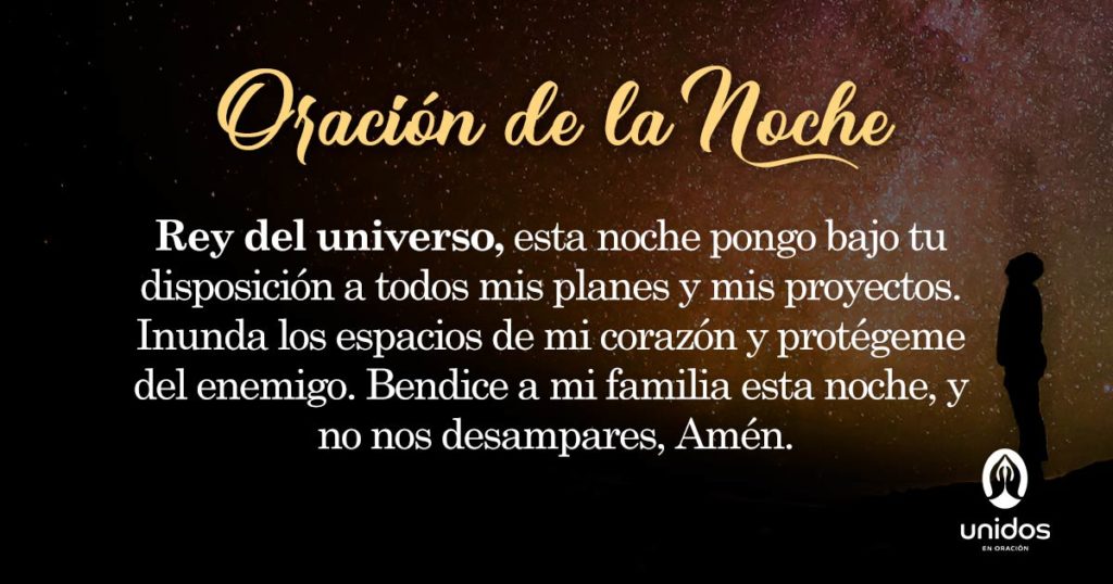 Oración de la noche para 6 de Abril