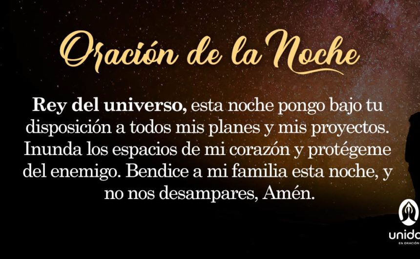 Oración de la noche para 6 de Abril