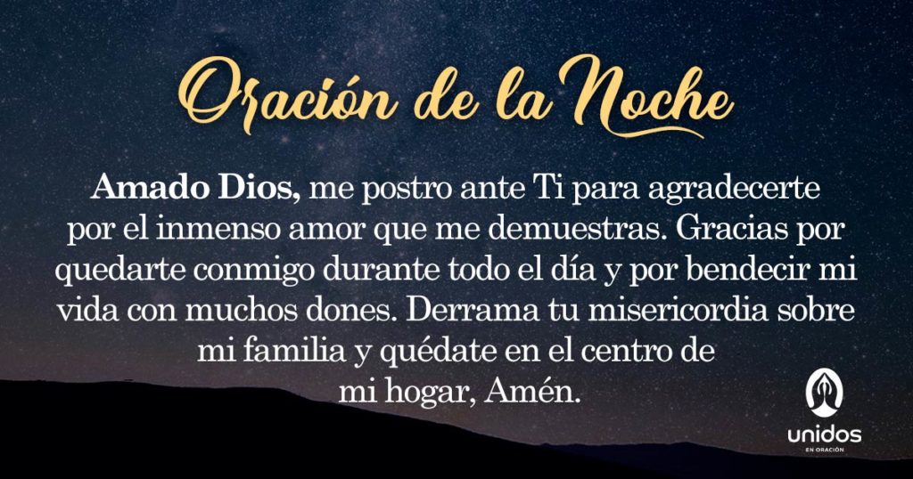 Oración de la noche para 7 de Abril