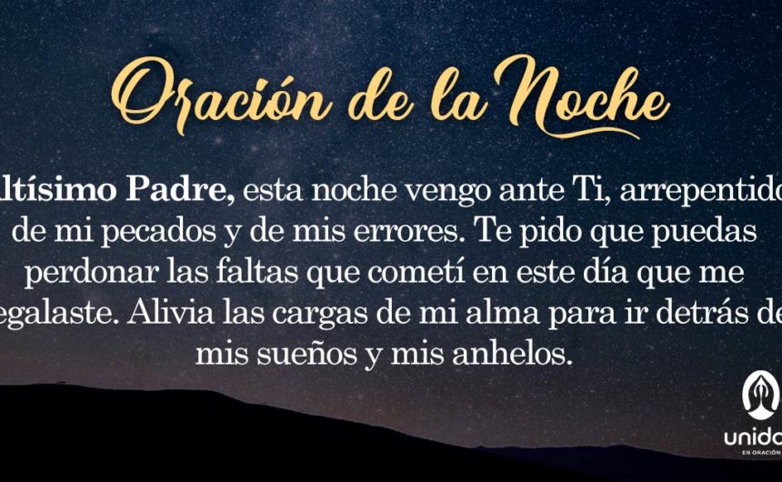Oración de la noche para 8 de Abril