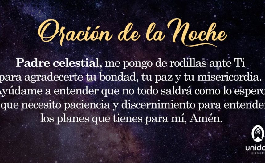 Oración de la noche para 10 de Abril