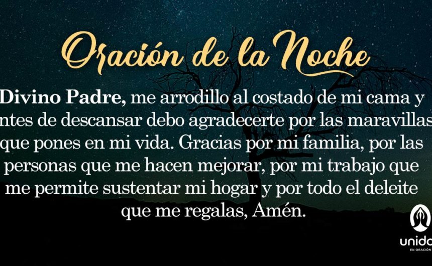 Oración de la noche para 12 de Abril