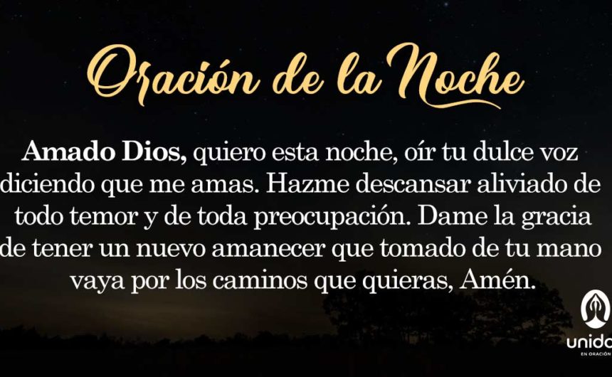 Oración de la noche para el 14 de Marzo