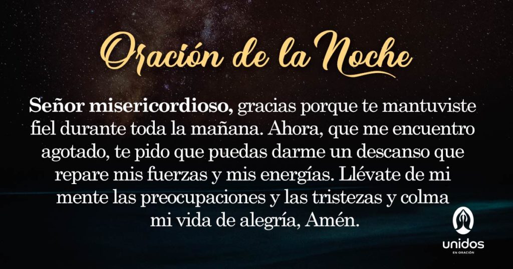 Oración de la noche para 14 de Abril