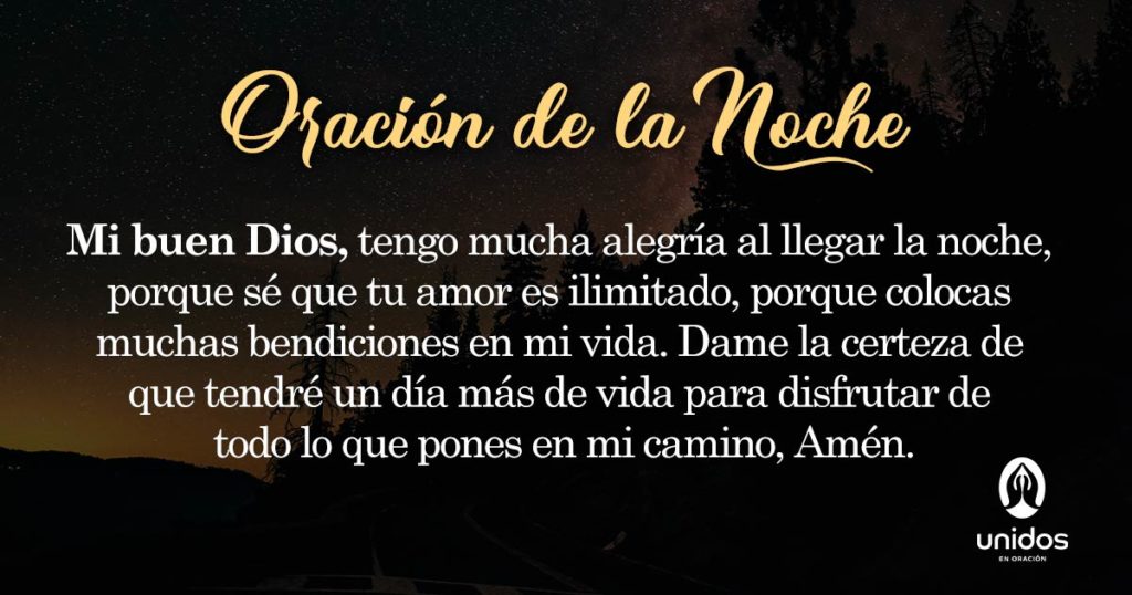 Oración de la noche para 15 de Abril