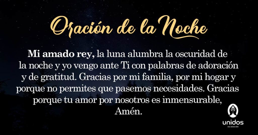 Oración de la noche para 16 de Abril