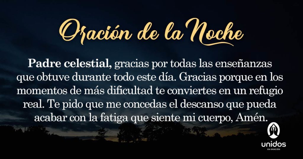 Oración de la noche para 17 de Abril