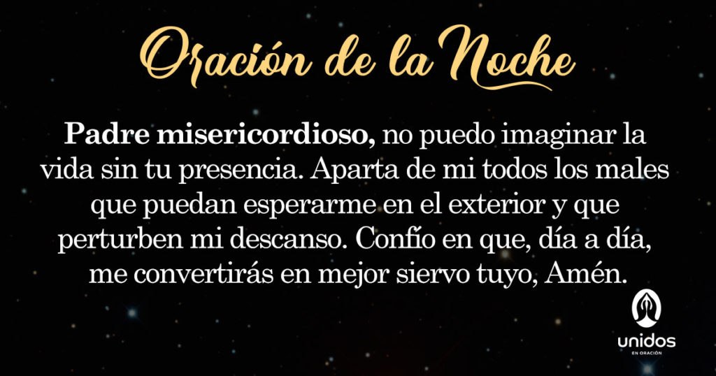 Oración de la noche para el 30 de Enero