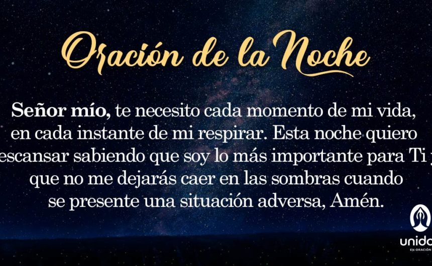Oración de la noche para el 31 de Marzo