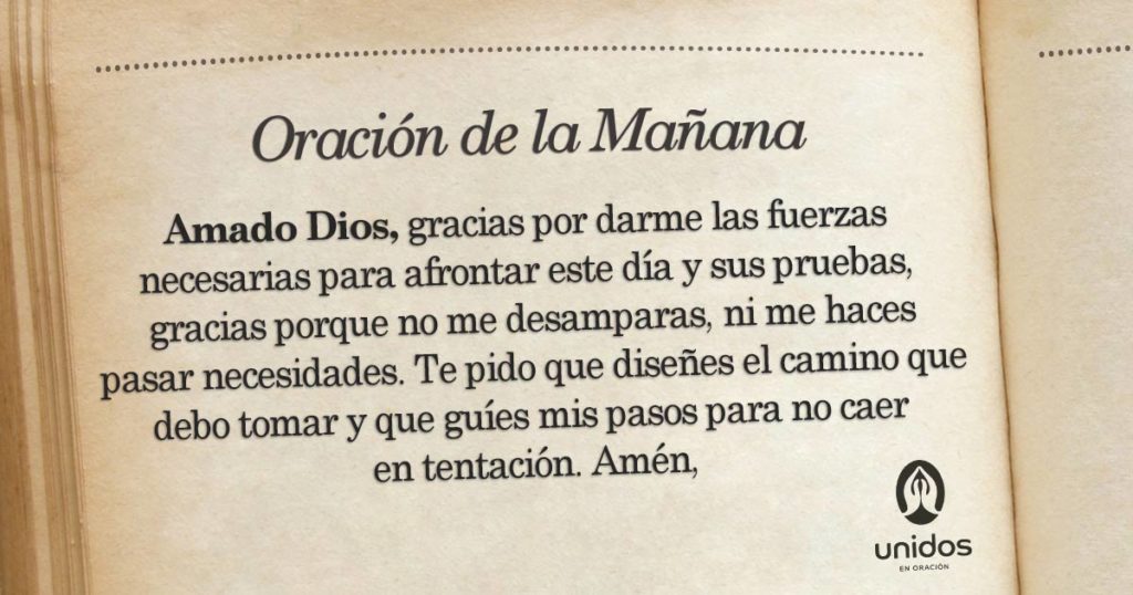Oración de la mañana para el 13 de Junio
