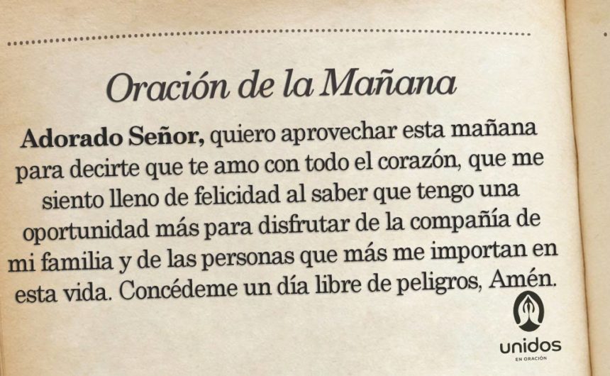 Oración de la mañana para el 14 de Junio