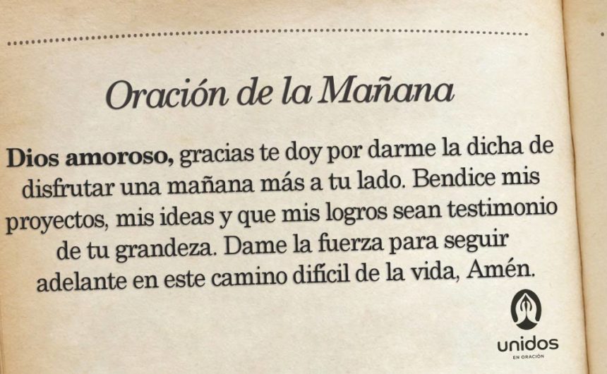 Oración de la mañana para el 19 de Junio