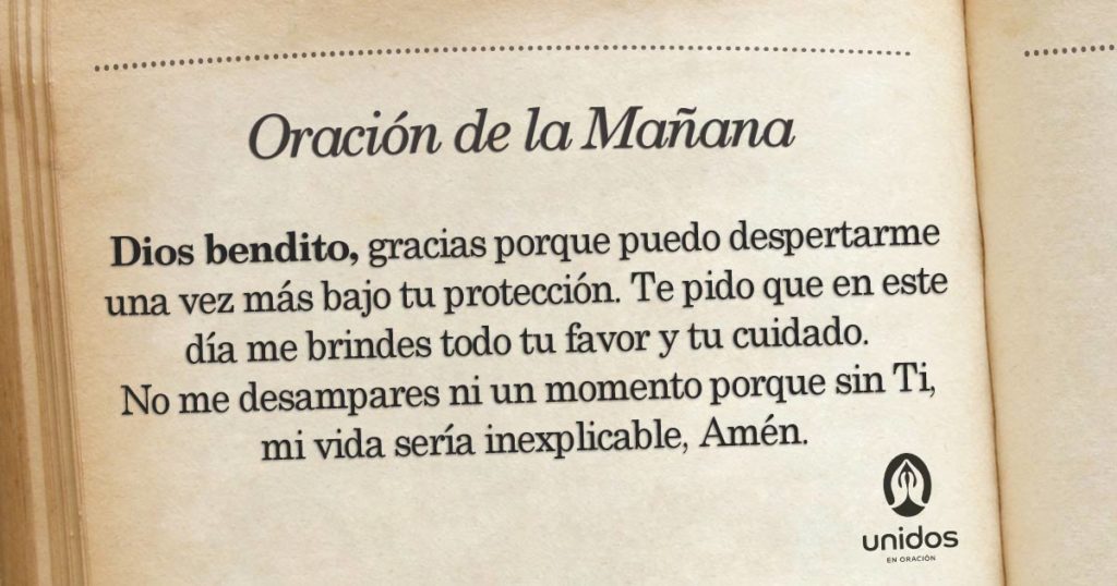 Oración de la mañana para el 23 de Mayo