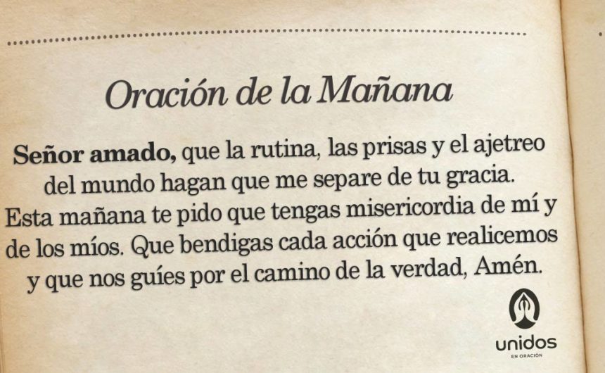 Oración de la mañana para el 23 de Junio