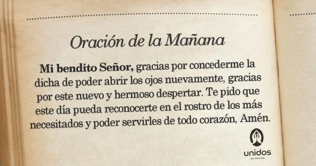 Oración de la mañana para el 24 de Junio