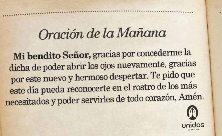 Oración de la mañana para el 24 de Junio