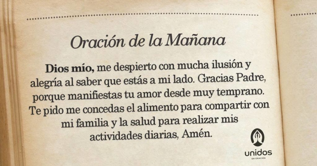 Oración de la mañana para el 25 de Junio