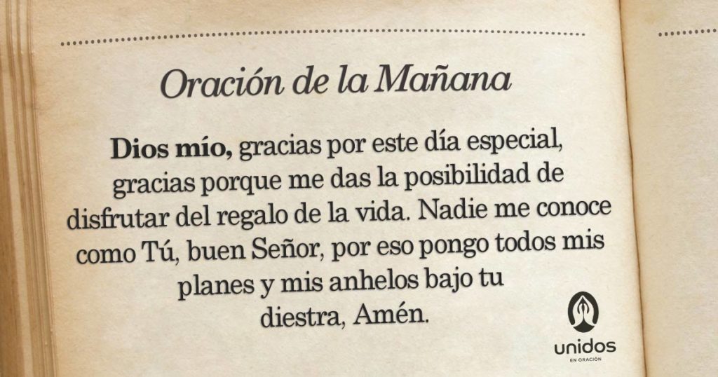 Oración de la mañana para el 28 de Febrero