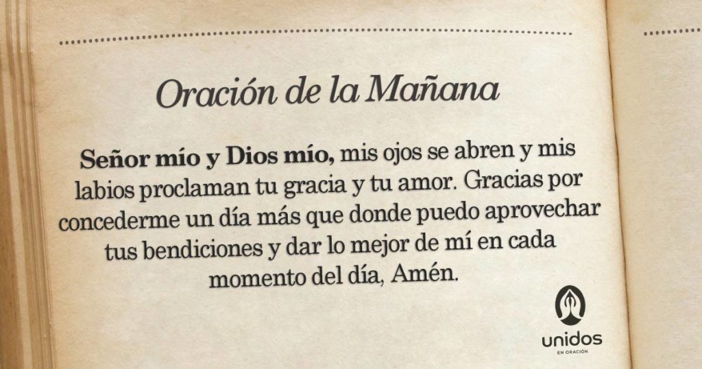 Oración de la mañana para el 28 de Junio