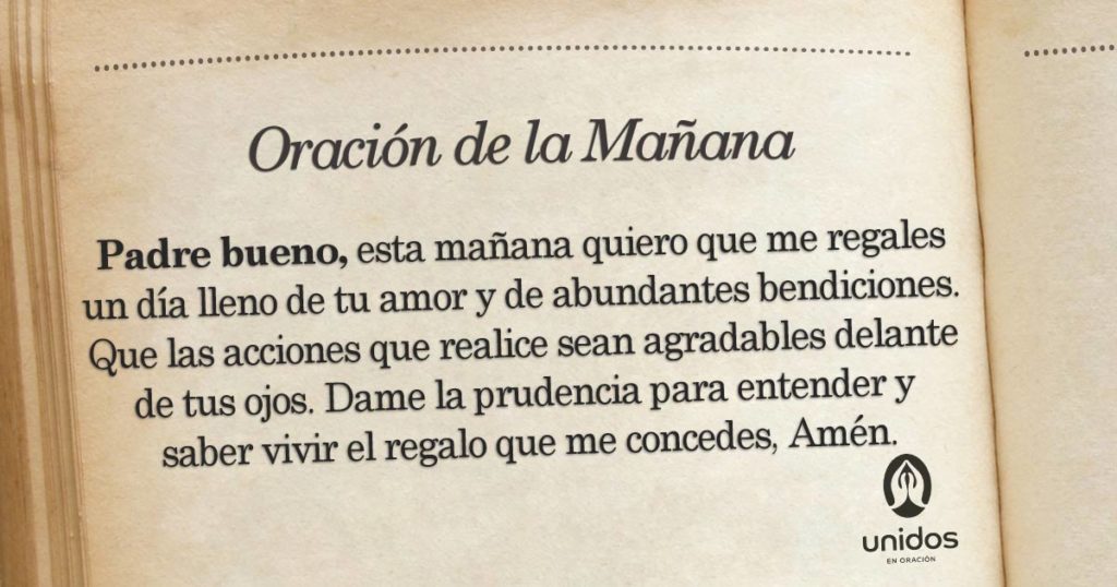 Oración de la mañana para el 30 de Junio