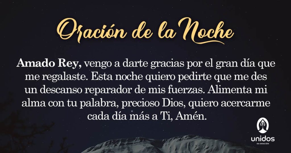 Oración de la noche para el 1º de Mayo