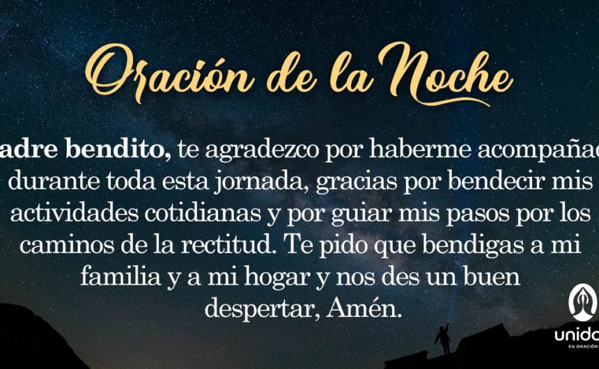 Oración de la noche para el 1º de Junio