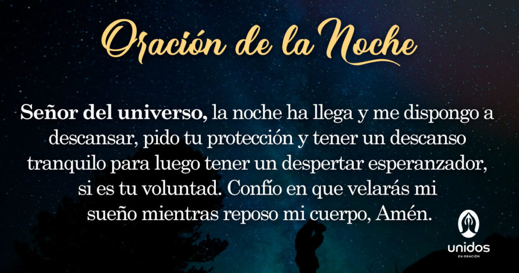 Oración de la noche para el 1º de Julio