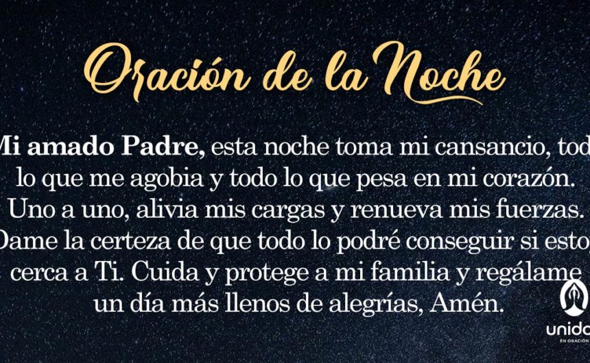 Oración de la noche para el 02 de Junio