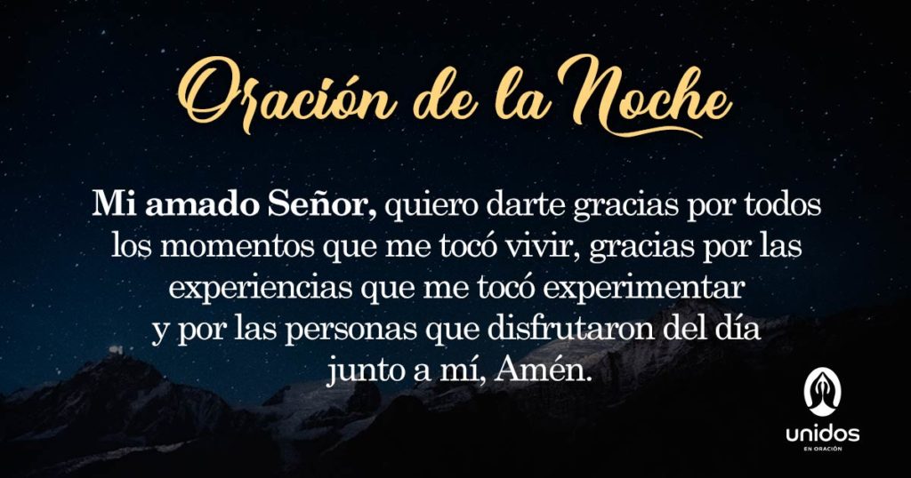 Oración de la noche para el 5 de Mayo