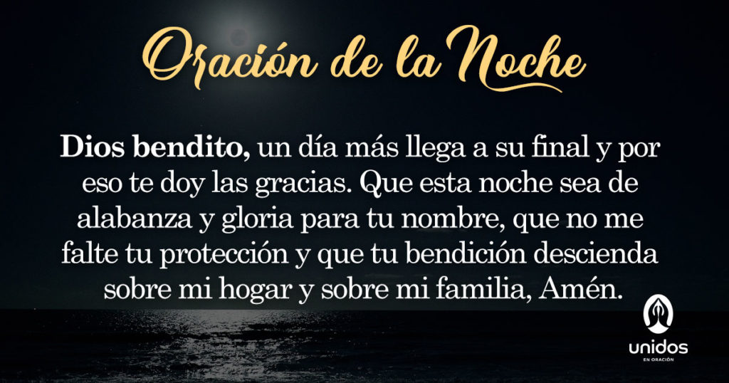 Oración de la noche para el 07 de Junio