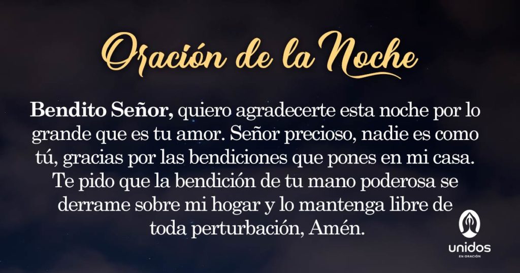 Oración de la noche para el 11 de Junio