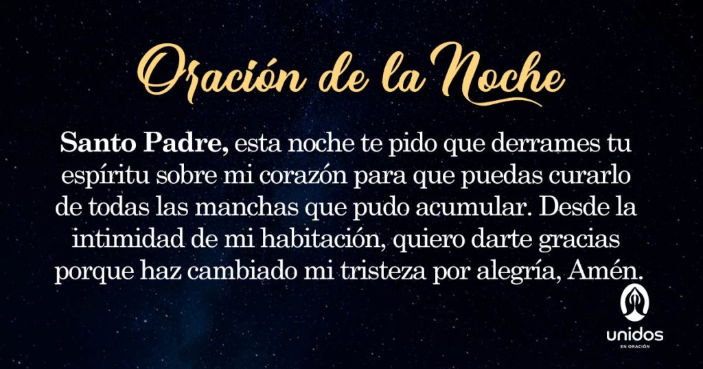 Oración de la noche para el 14 de Junio