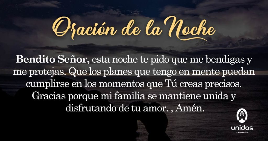 Oración de la noche para el 15 de Mayo