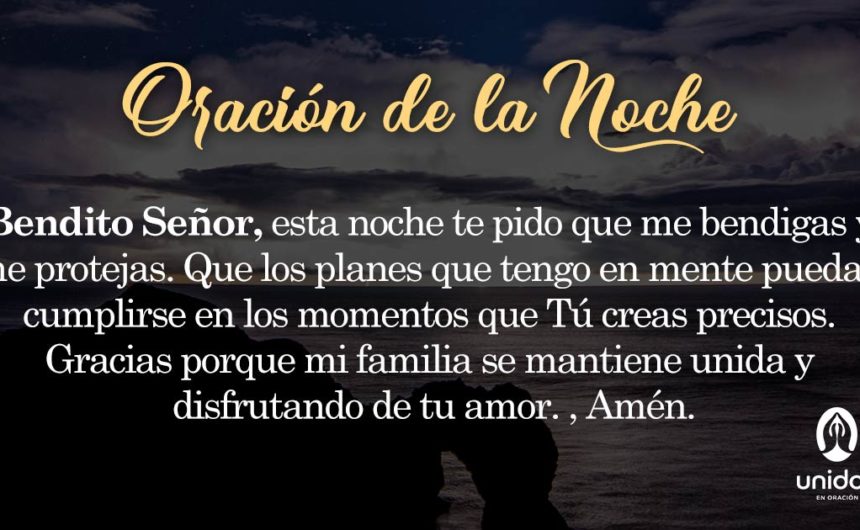 Oración de la noche para el 15 de Mayo