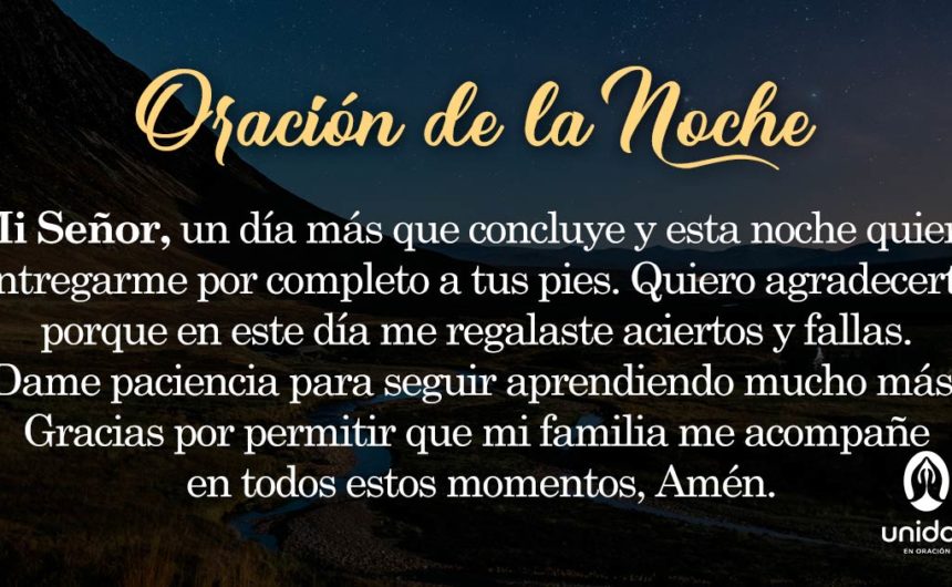 Oración de la noche para el 15 de Junio