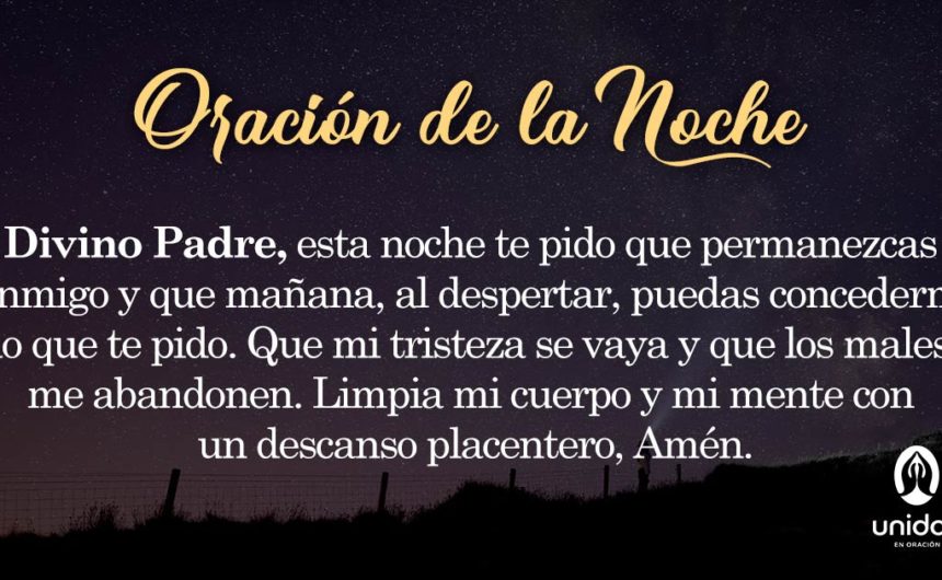 Oración de la noche para el 16 de Mayo