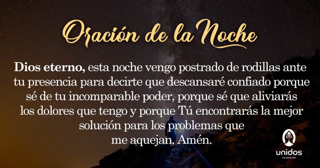 Oración de la noche para el 16 de Junio