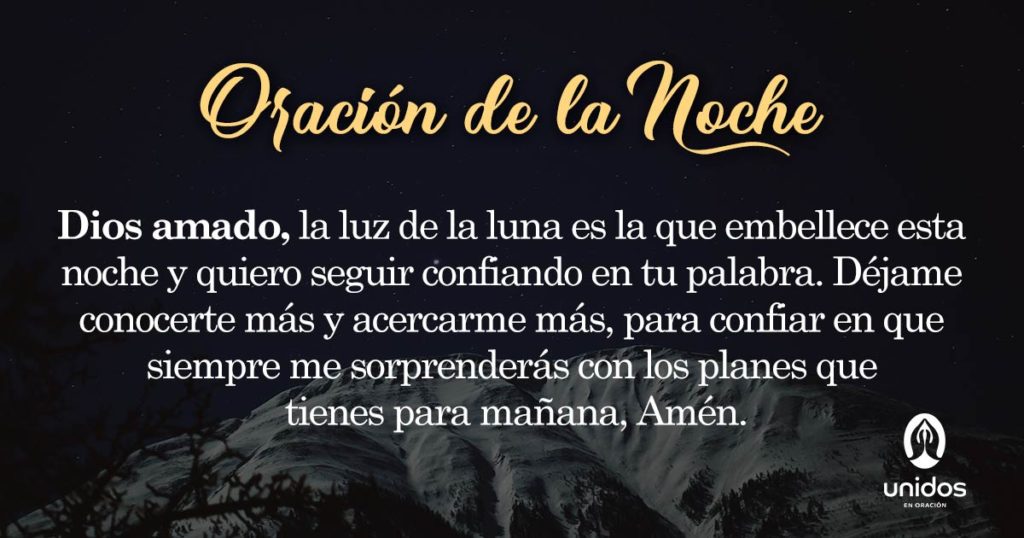 Oración de la noche para el 17 de Mayo