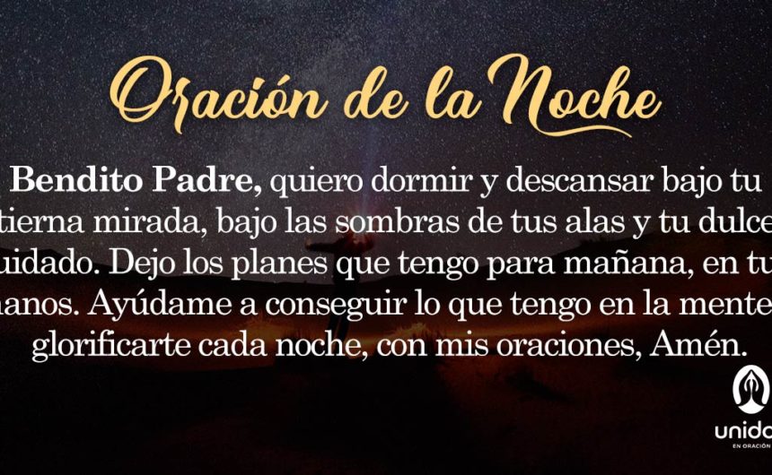 Oración de la noche para el 19 de Mayo