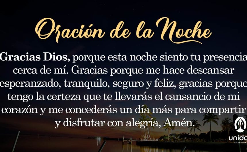 Oración de la noche para el 19 de Junio
