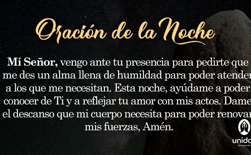 Oración de la noche para 20 de Abril