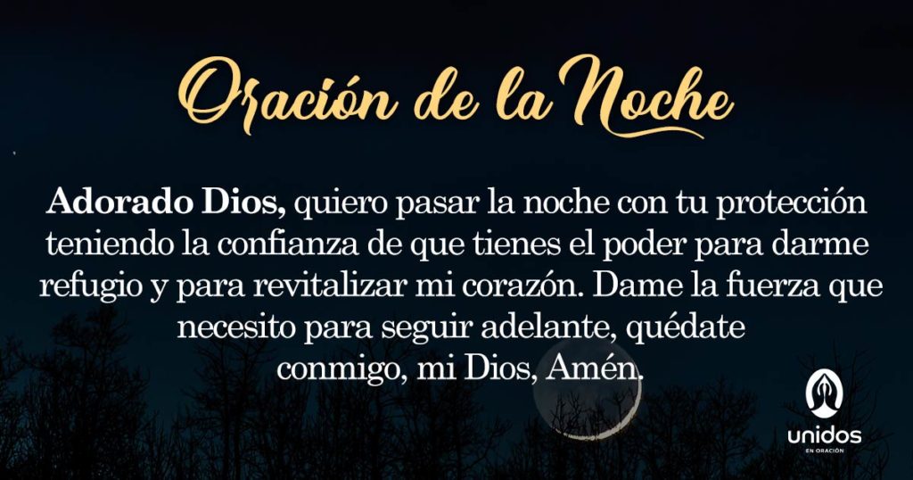 Oración de la noche para el 20 de Junio