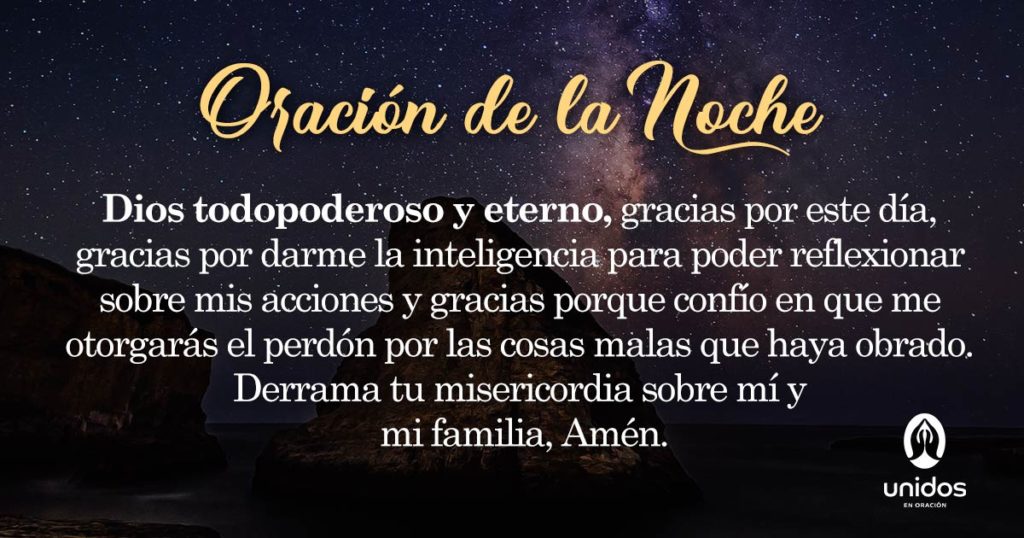 Oración de la noche para 21 de Abril