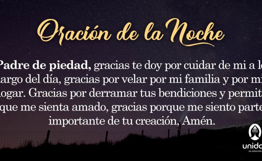 Oración de la noche para el 22 de Junio