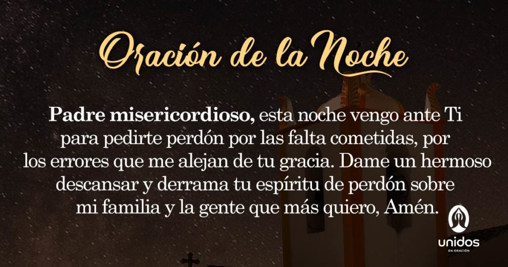 Oración de la noche para el 24 de Mayo